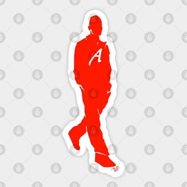 Scarlet Letter Walker Sticker by TaizTeez